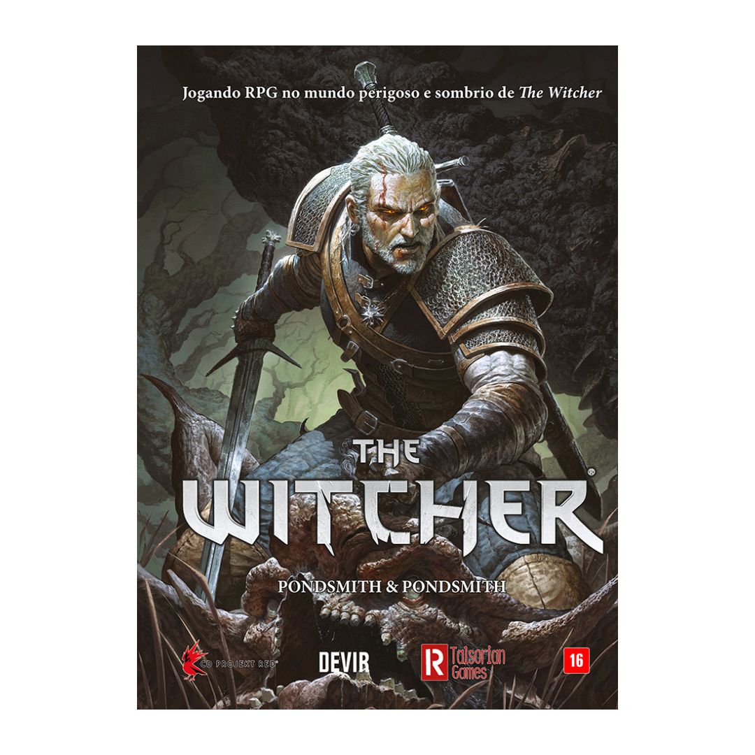 RPG de mesa baseado em The Witcher será lançado em janeiro no Brasil