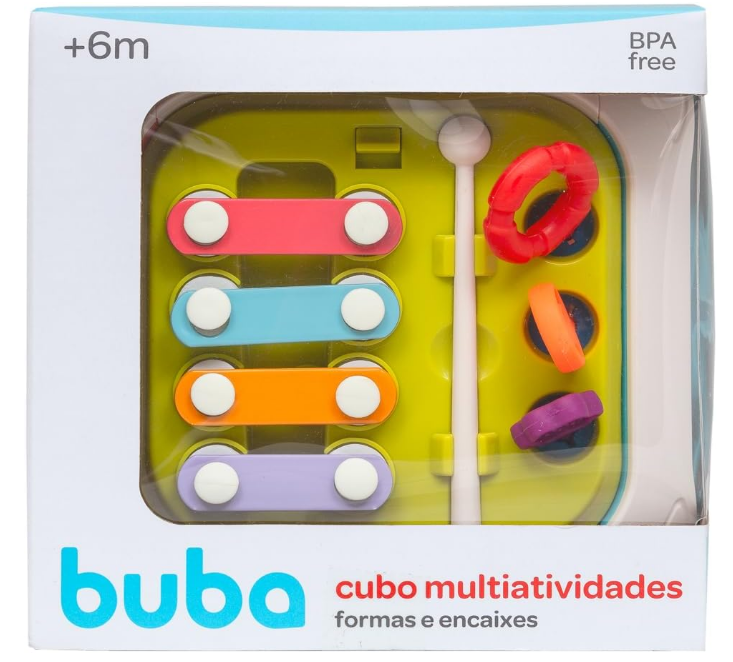 Cubo de Atividades 7 em 1 - Buba - Bauru Baby