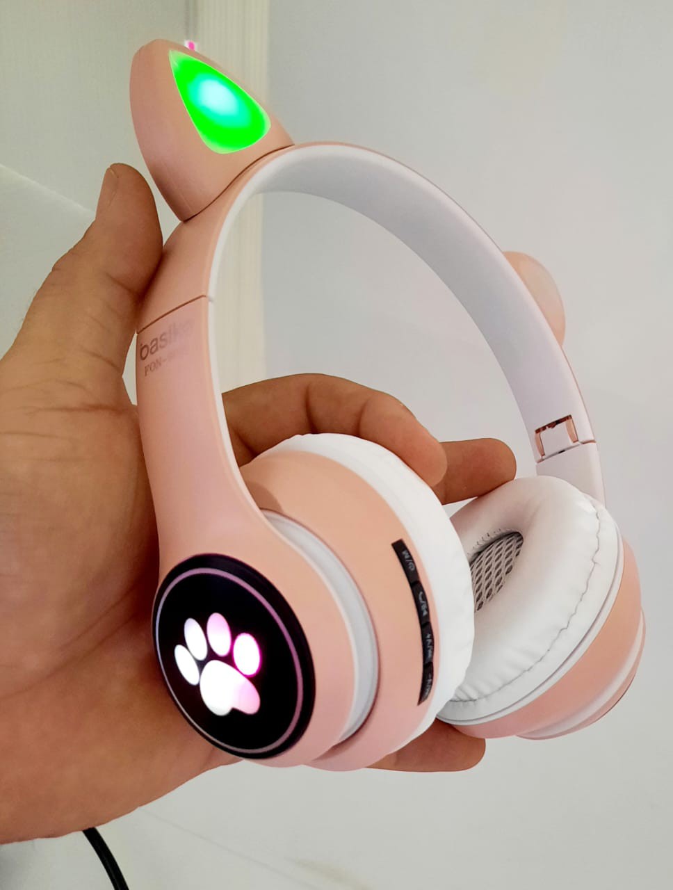 Fone de Ouvido Orelhinha Gato Sem Fio Bluetooth LED Tik Tok Promoção -  damixstorecessorios