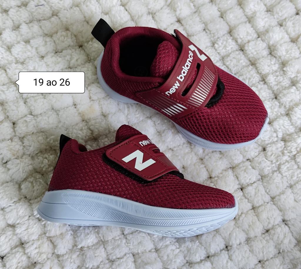 Tenis New Balance Vermelho DG Baby Kids Artigos e roupas infantis