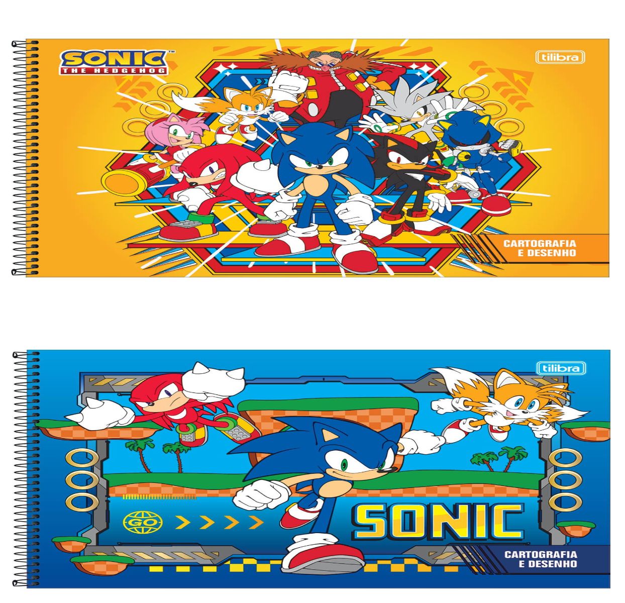 Caderno de Desenho - Sonic
