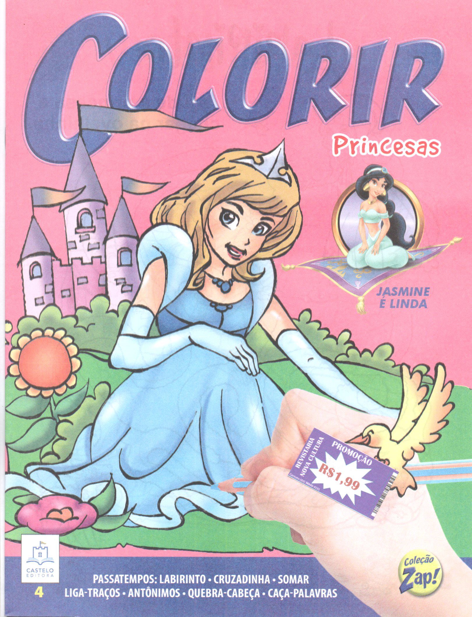 COLORIR PRINCESAS ED.70 - revistaria nova cultura