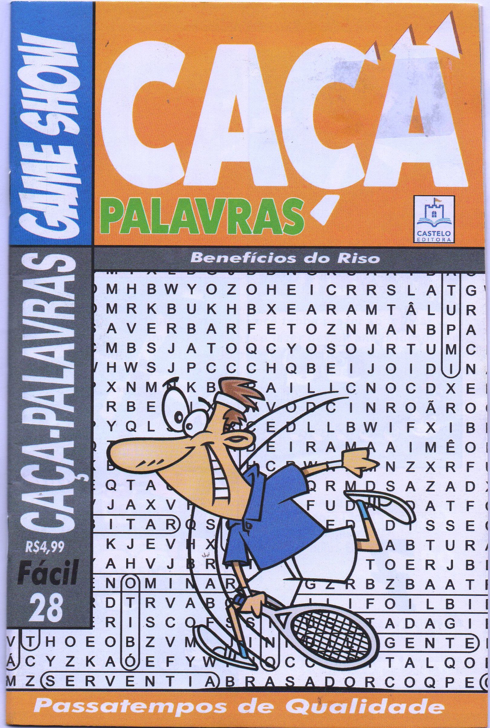 Caca Palavras - Nivel Facil Medio Dificil - Livro 1 - Ed Especial