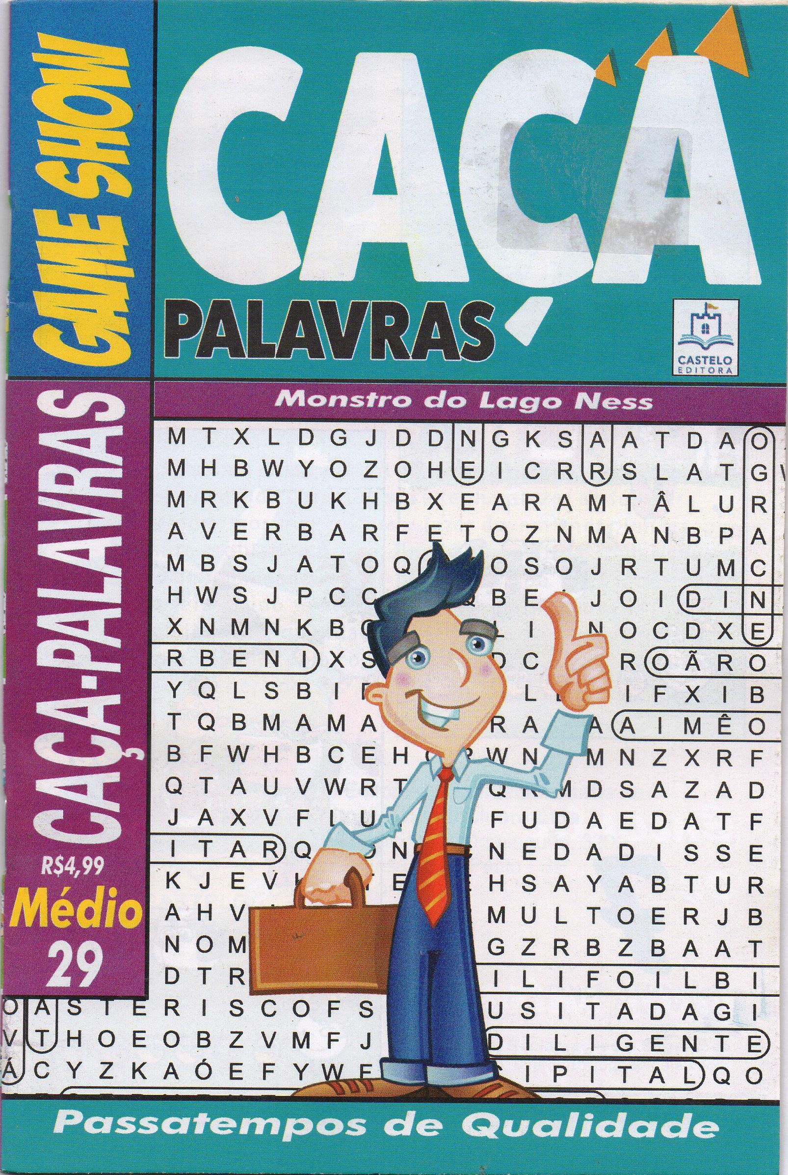 CAÇA PALAVRA GAME SHOW (NIVEL MEDIO) ED.32 - revistaria nova cultura