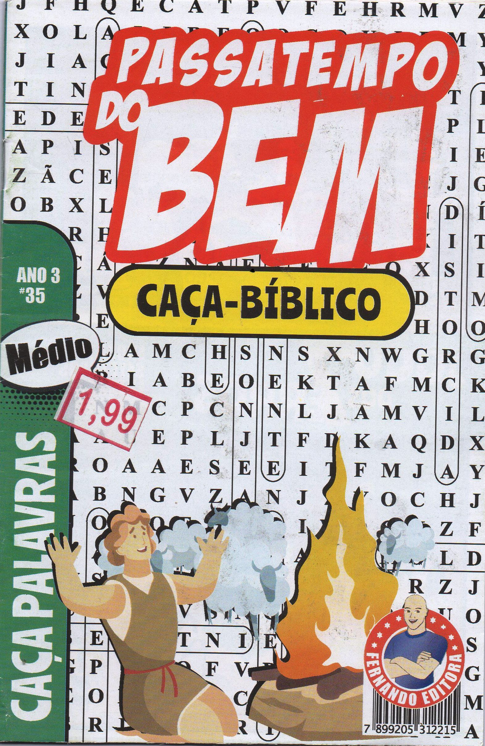 Meu Primeiro Livro Passatempos Bíblicos - Caça-Palavras