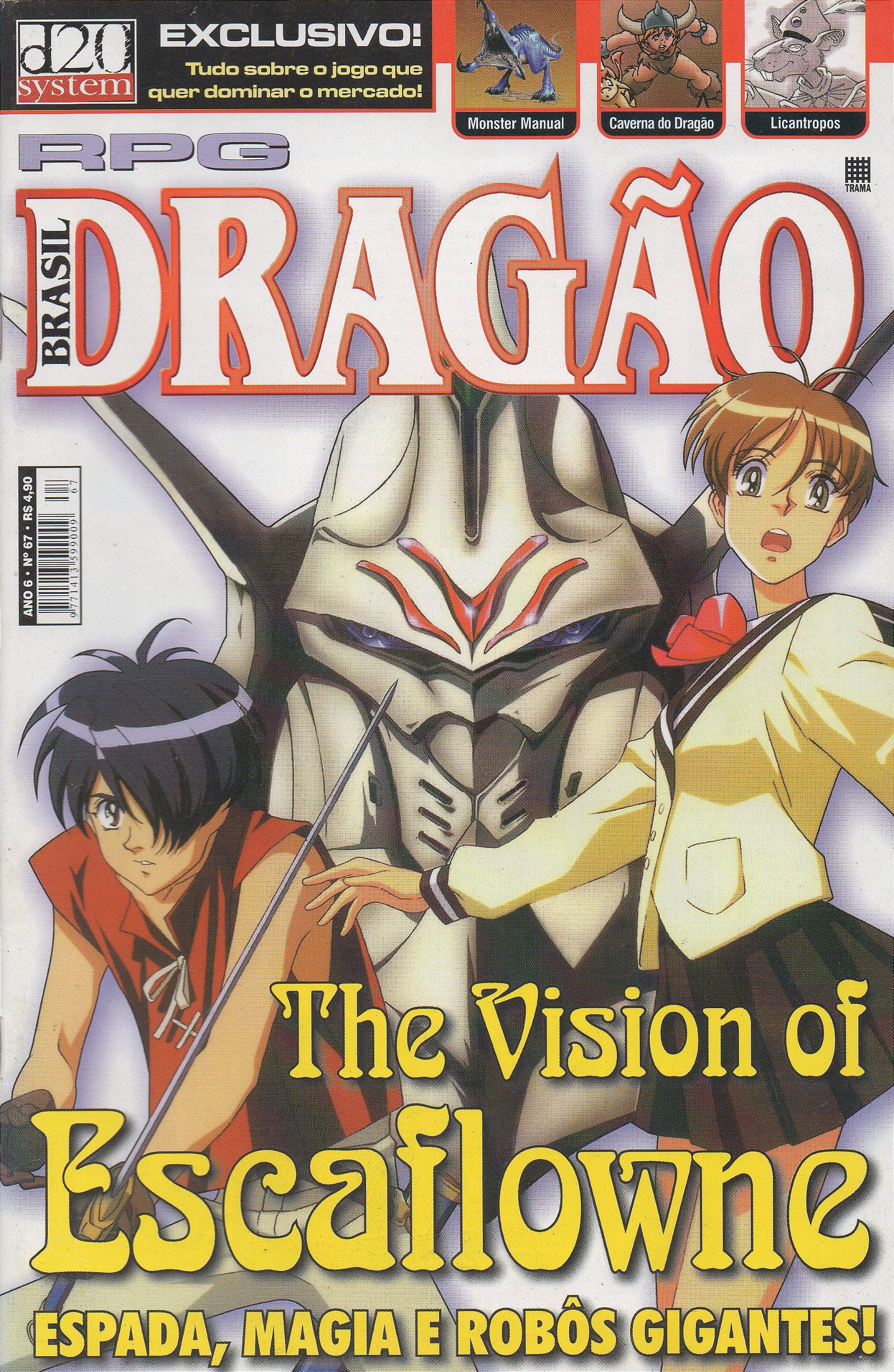 DRAGÃO BRASIL RPG ED.67 (REVISTA) USADO - revistaria nova cultura