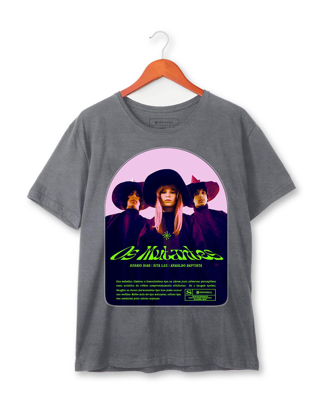 Camiseta Os Mutantes Estonada - Sensorial, camisetas exclusivas, compre  online