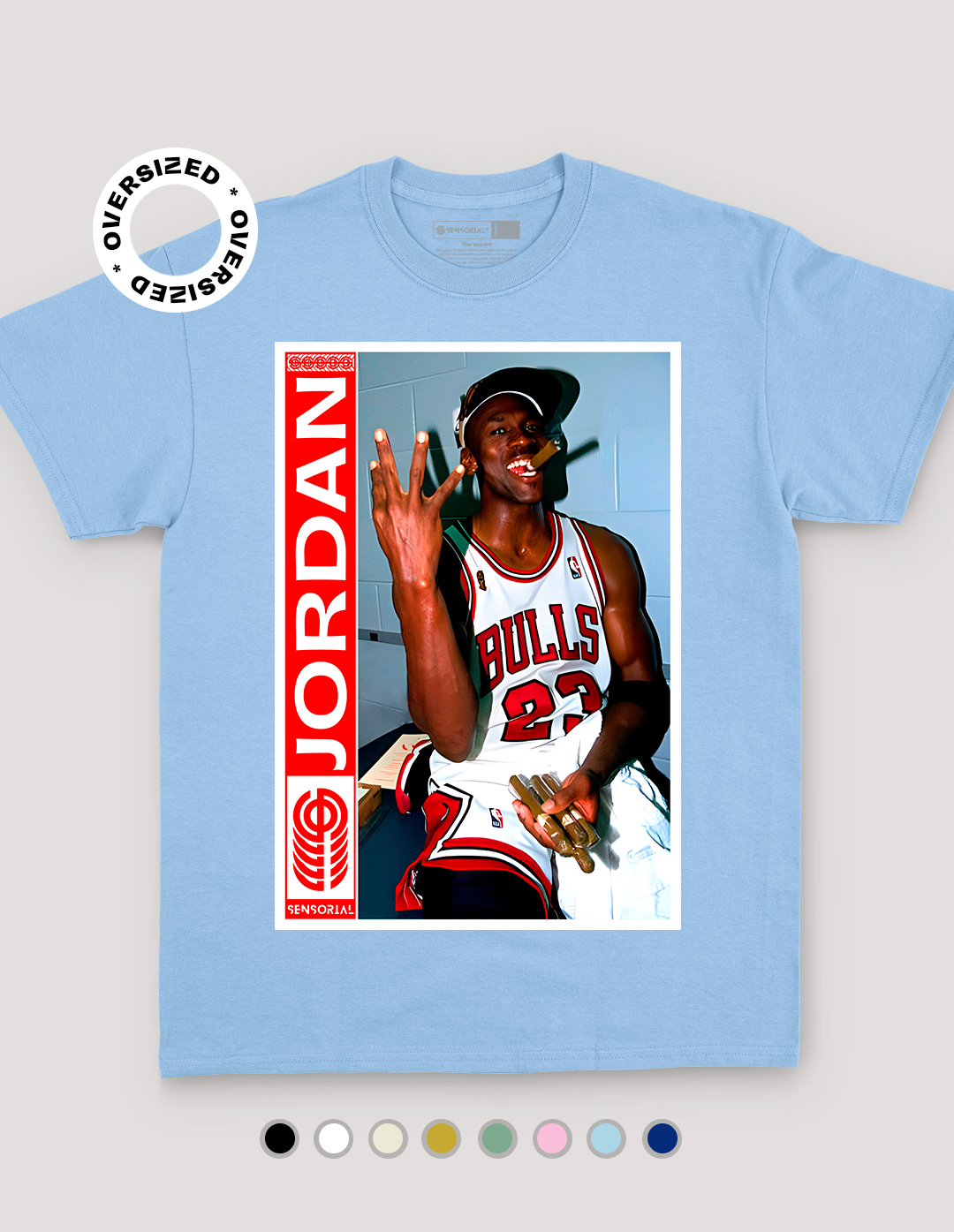 Camiseta Oversized Michael Jordan - Sensorial, camisetas