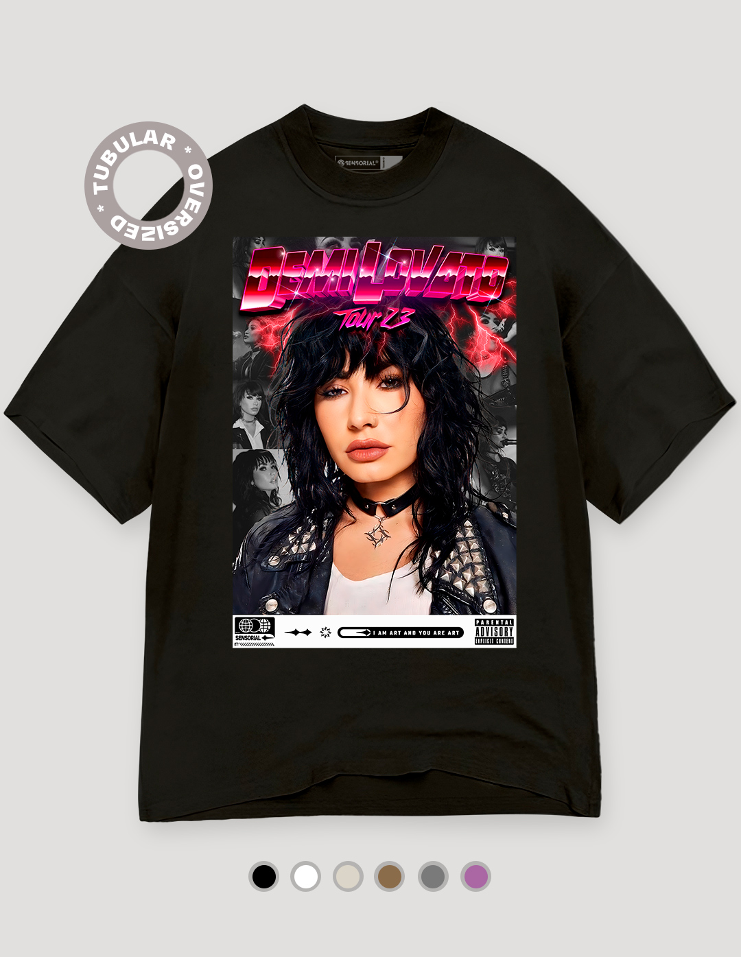 Camiseta Oversized Tubular Demi Lovato - Sensorial, camisetas exclusivas,  compre online