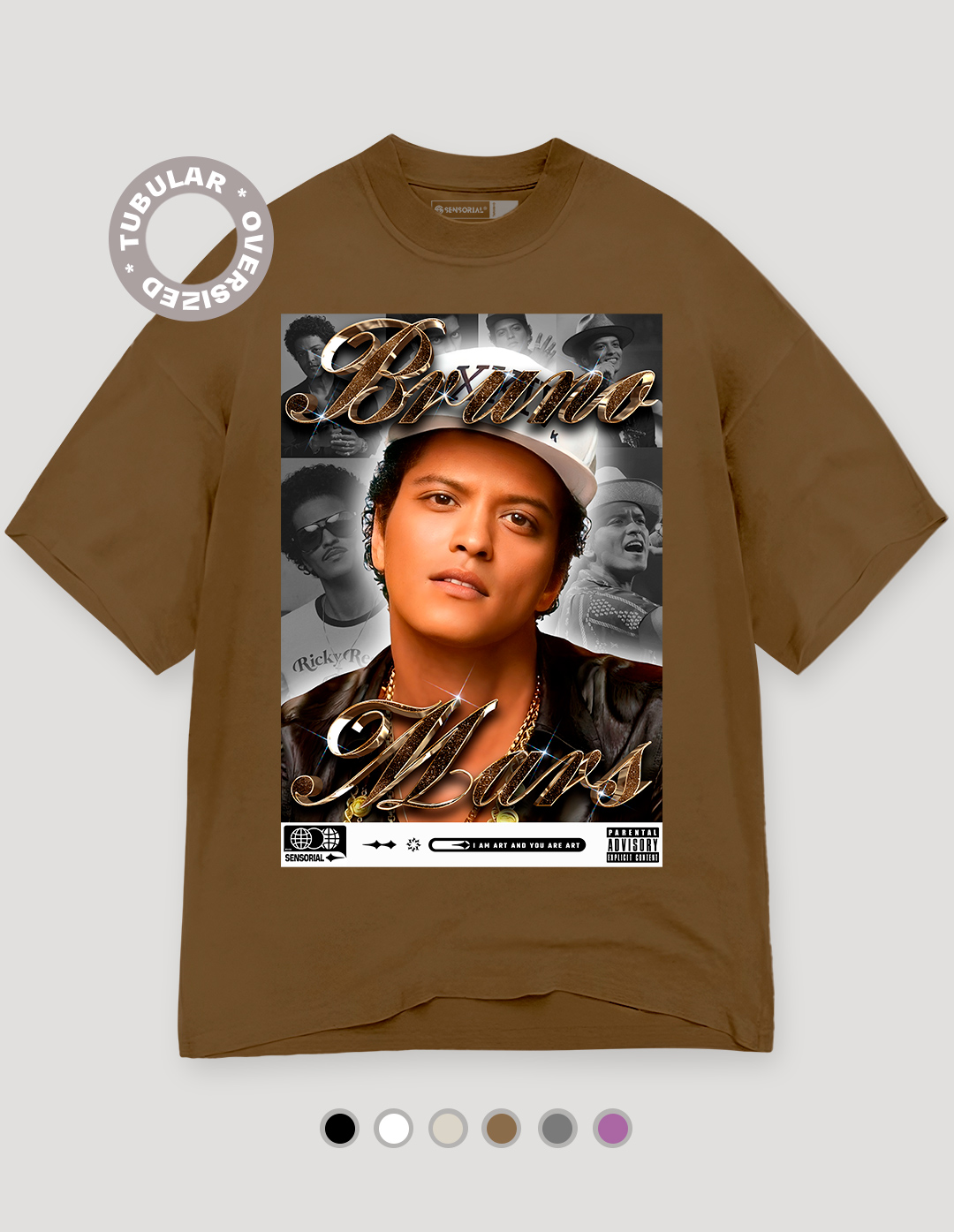 Camiseta Oversized Tubular Bruno Mars - Sensorial, camisetas