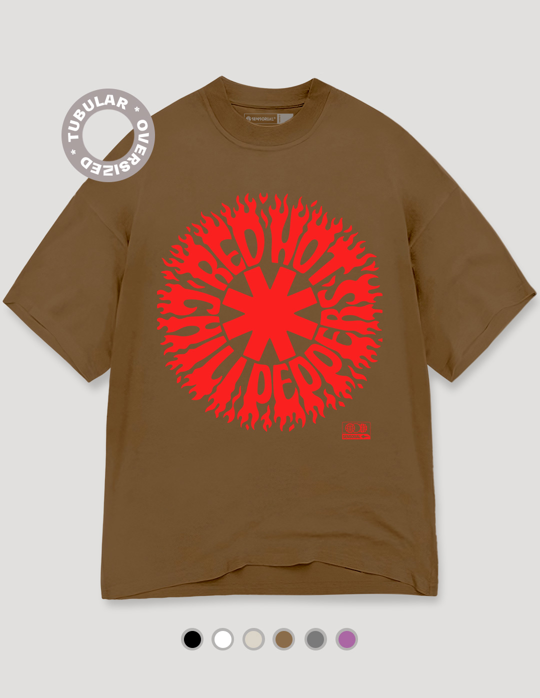 Camiseta Oversized Tubular Red Hot Chili Peppers Tour 2023