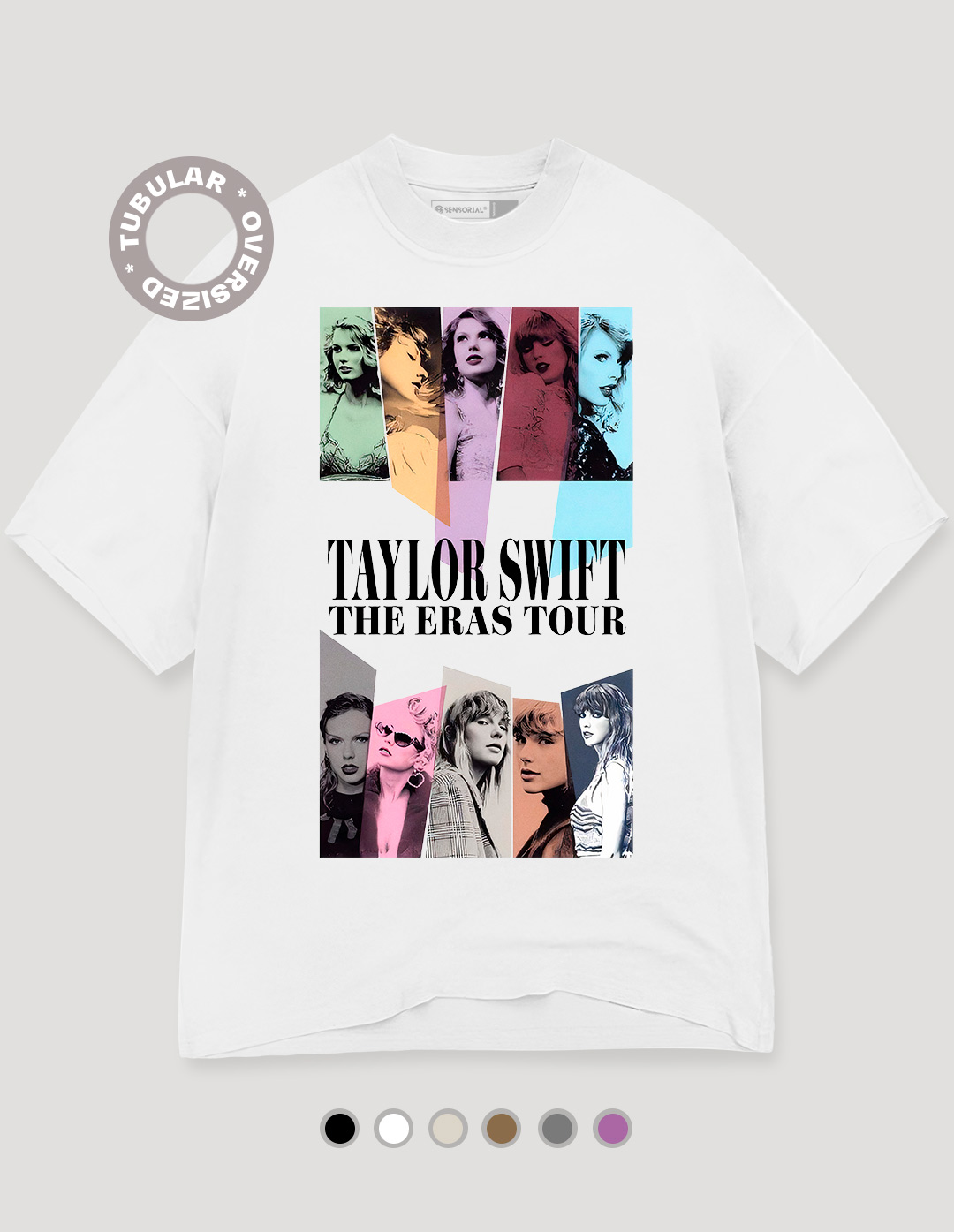 Camiseta T-shirt Unissex Algodão Taylor Swift Eras 90
