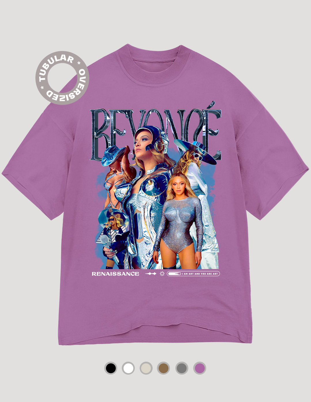Camiseta Oversized Tubular Beyoncé Renaissance Tour - Sensorial