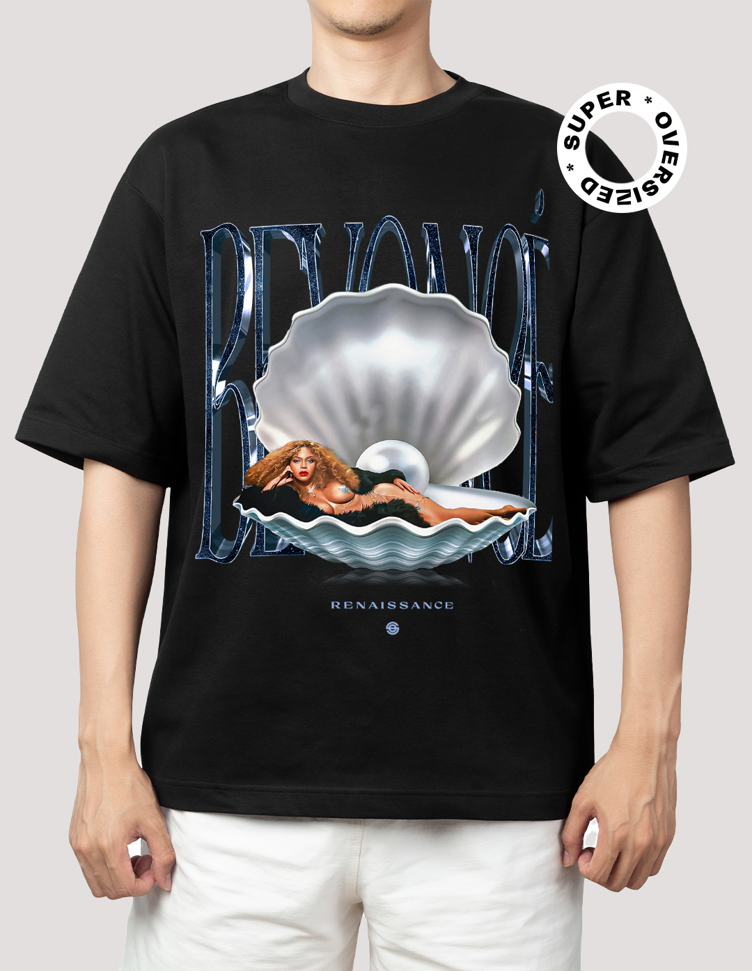 Camiseta Oversized Super Beyoncé Renaissance World Tour
