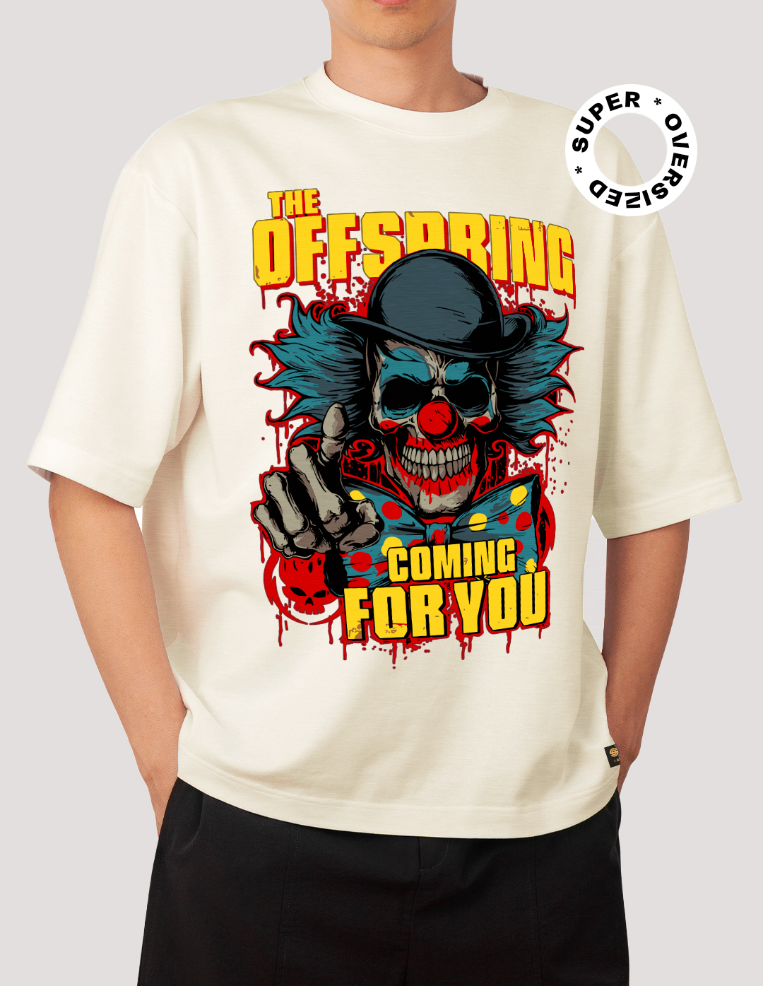 Camiseta Oversized The Offspring - Sensorial, camisetas exclusivas
