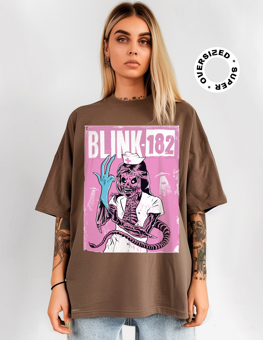 blink-182 Enema Of The State Tシャツ XL Camiseta Oversized Super Blink 182 Enema Of The State - Sensorial
