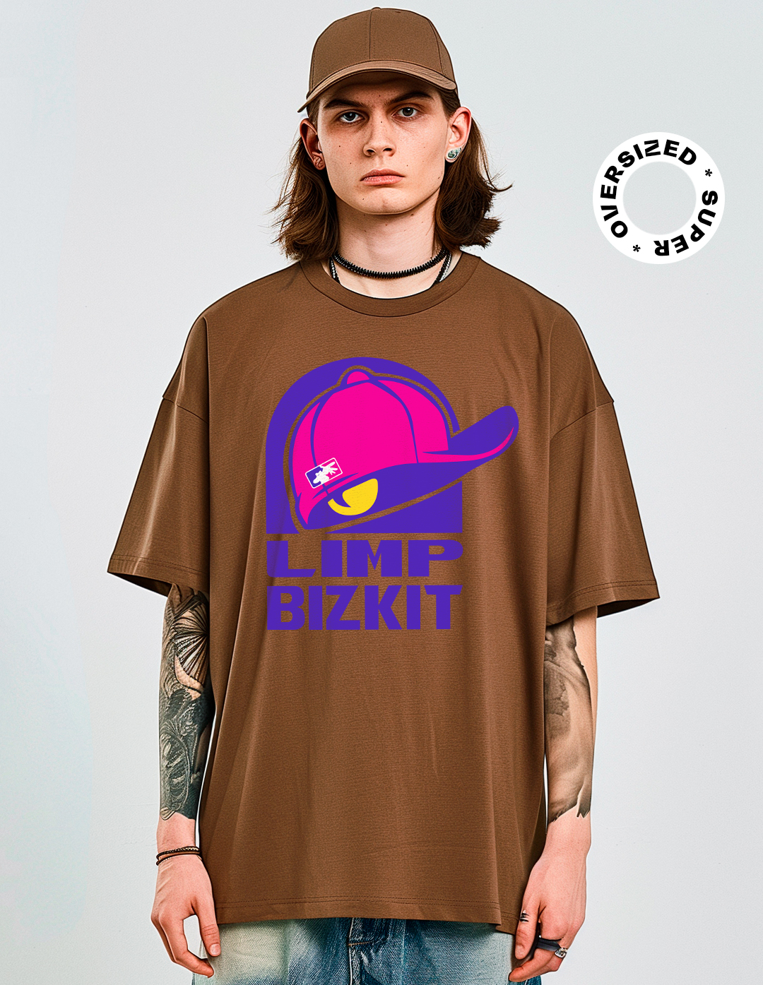 Camiseta Oversized Super Limp Bizkit - Sensorial, camisetas