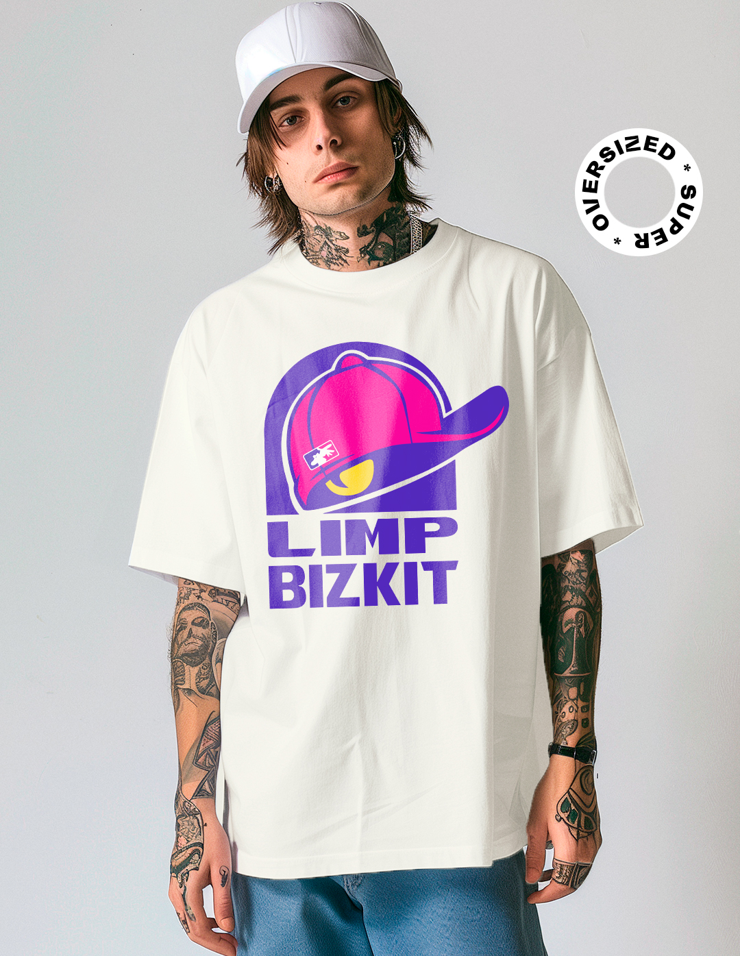 Camiseta Oversized Super Limp Bizkit - Sensorial, camisetas