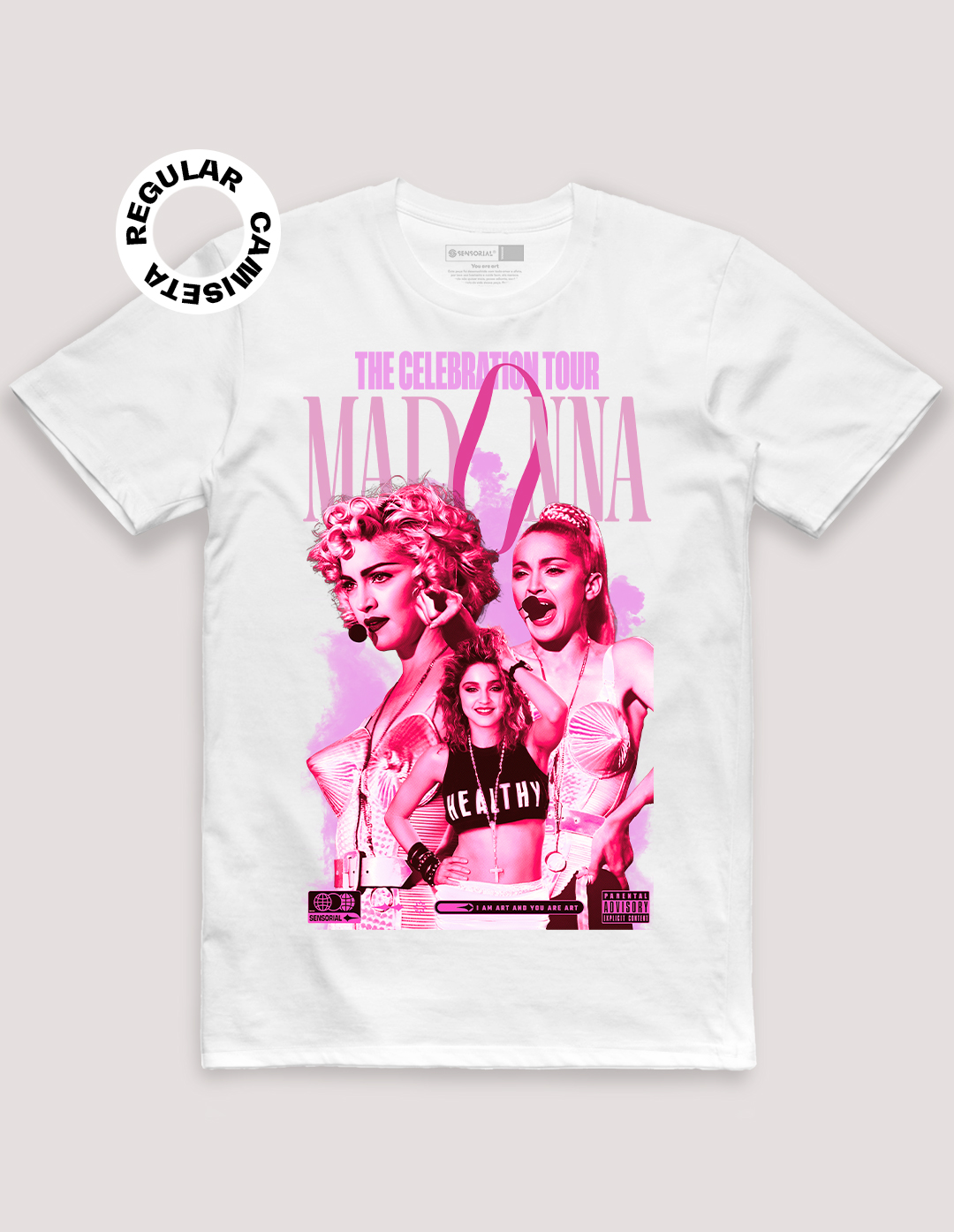 Camiseta Tradicional Madonna Eternally - Sensorial, camisetas