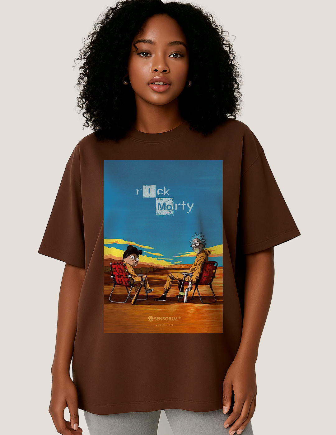 Camiseta Oversized Super Rick and Morty - Sensorial, camisetas