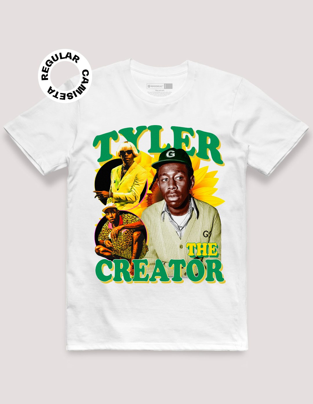 Camiseta Tradicional Tyler The Creator - Sensorial, camisetas
