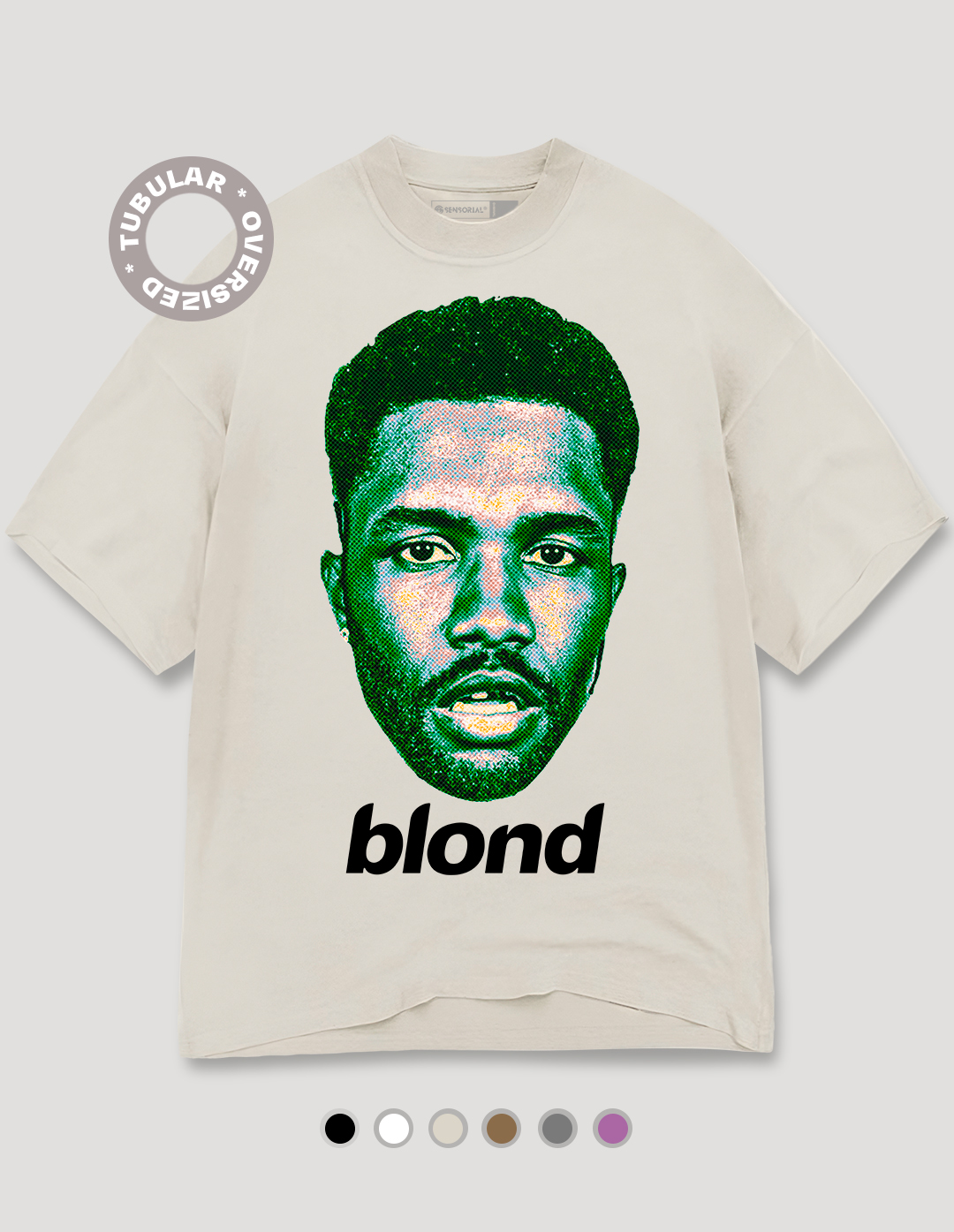 Camiseta Oversized Tubular Frank Ocean Blond - Sensorial