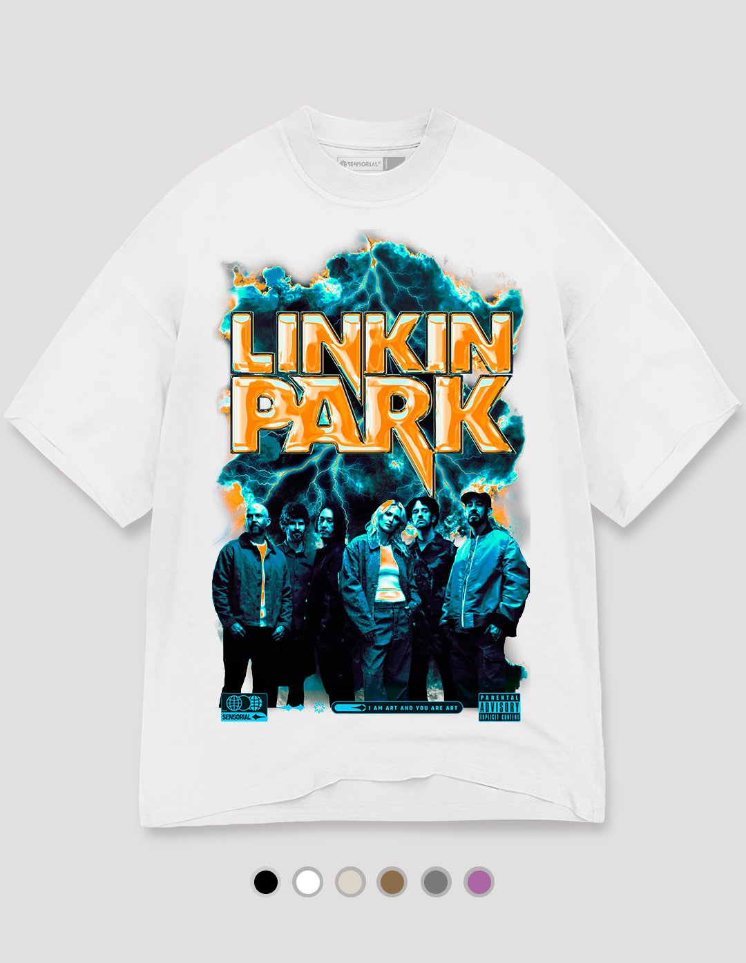 Camiseta Oversized Tubular Linkin Park Tour 2024 - Sensorial