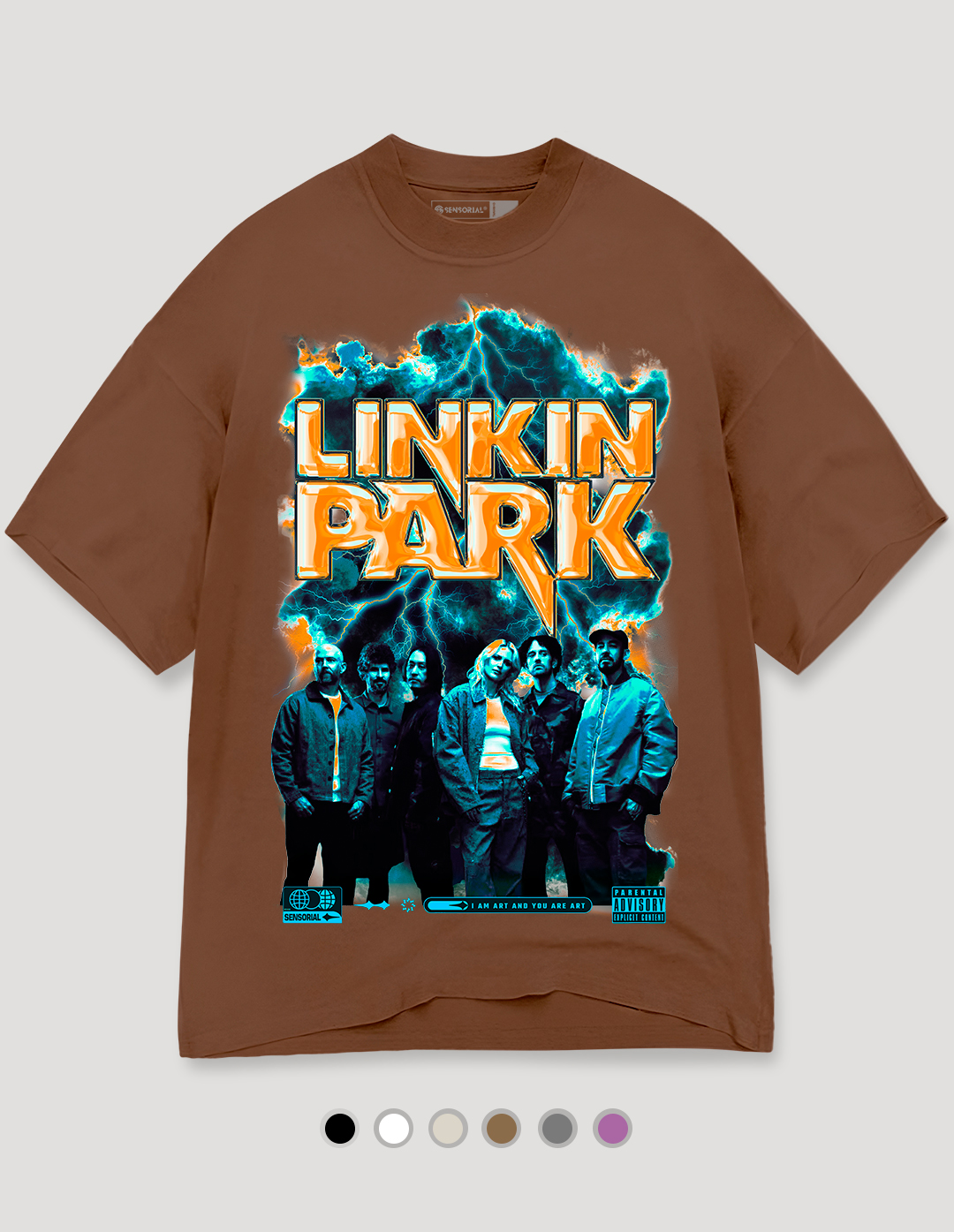Camiseta Oversized Tubular Linkin Park Tour 2024 - Sensorial