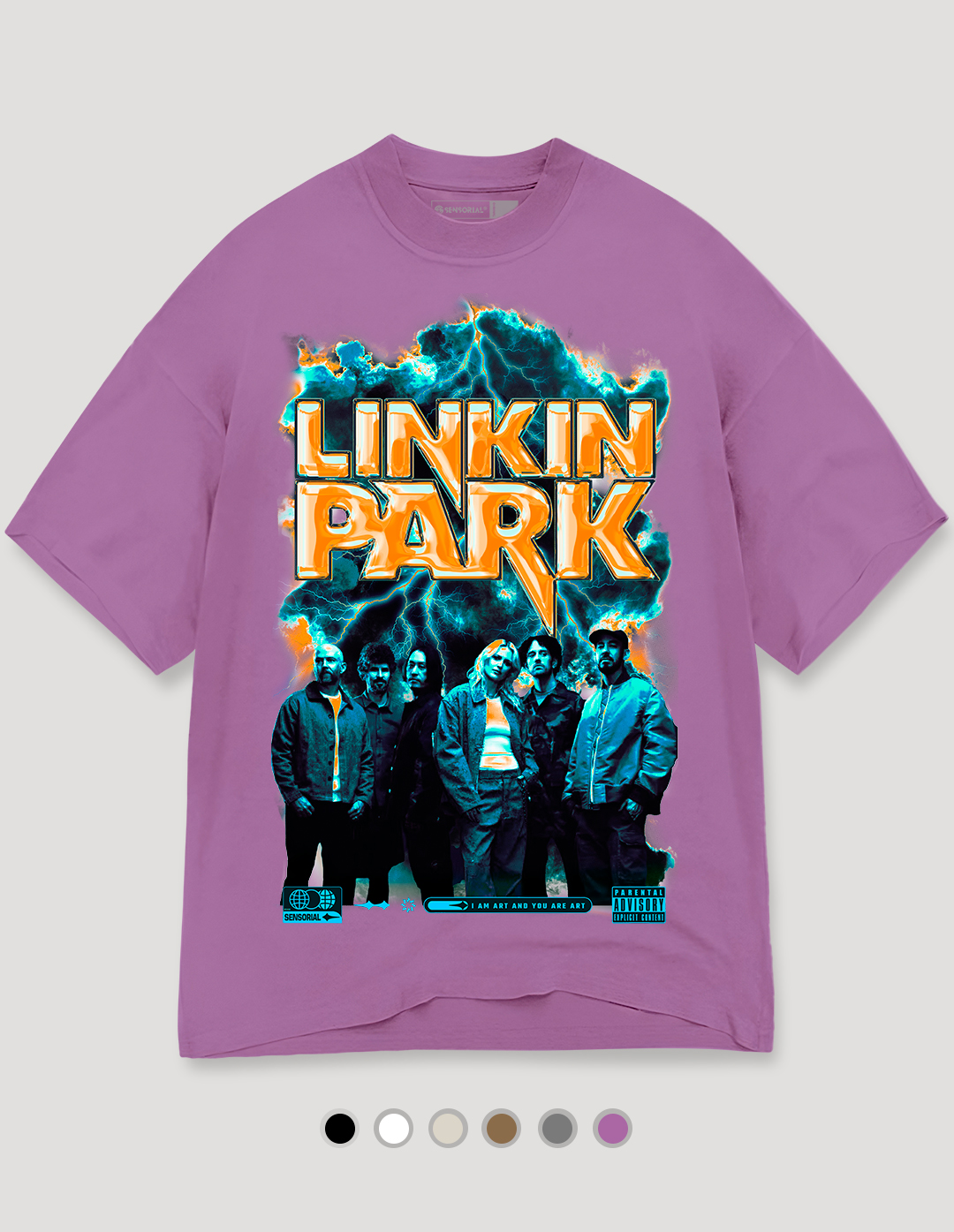 Camiseta Oversized Tubular Linkin Park Tour 2024 - Sensorial