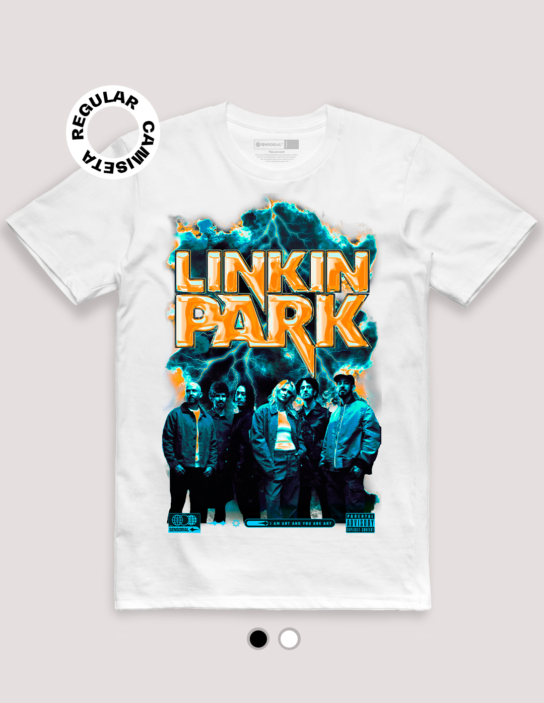 Camiseta Tradicional Linkin Park Tour 2024 - Sensorial, camisetas