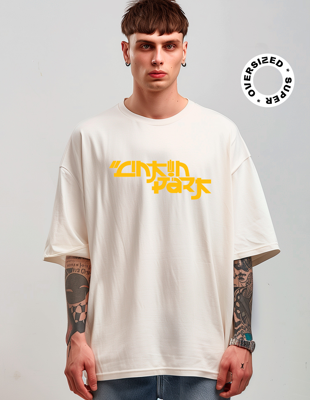 Camiseta Oversized Super Linkin Park In Japan - Sensorial