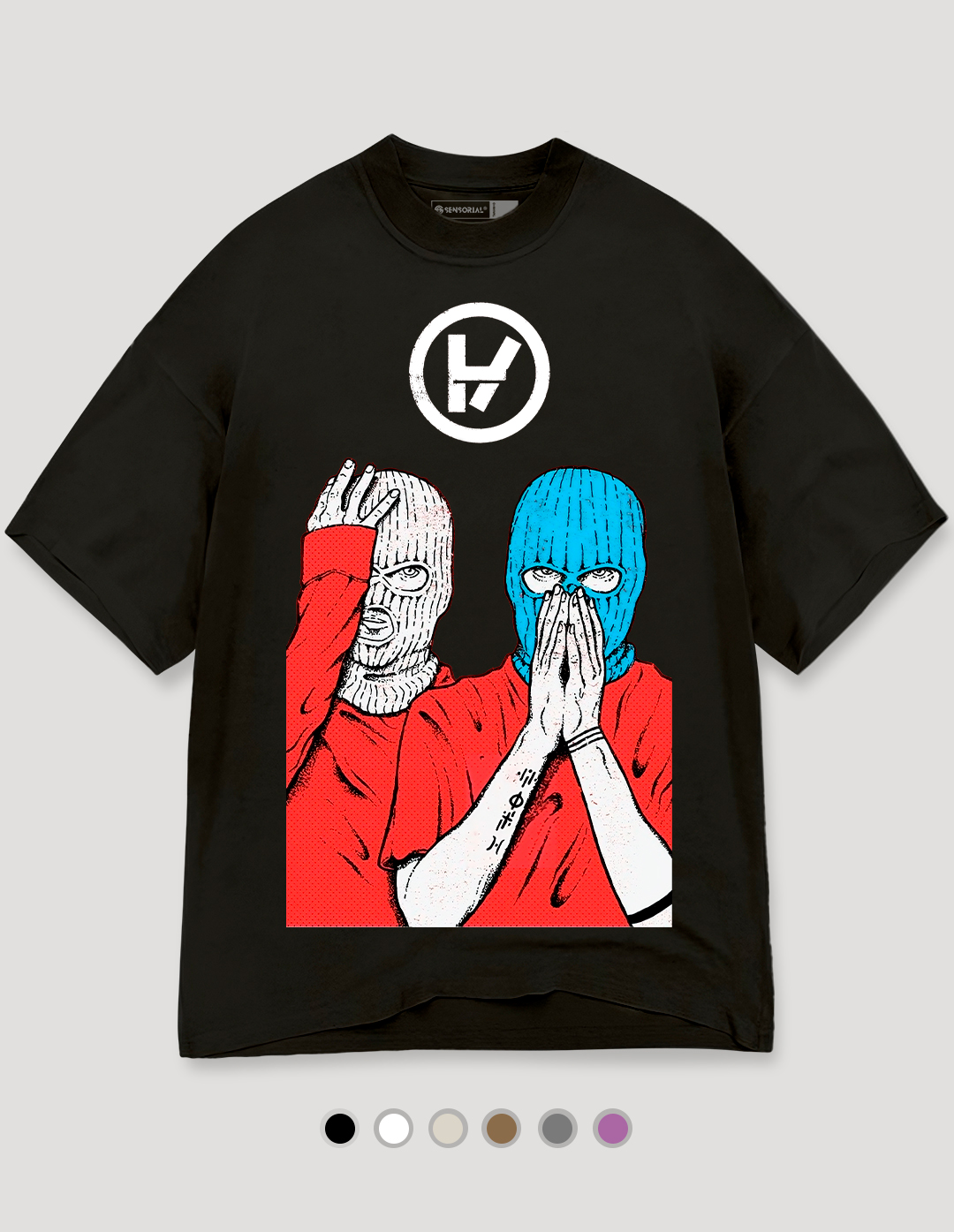 Camiseta Oversized Tubular Twenty One Pilots - Sensorial