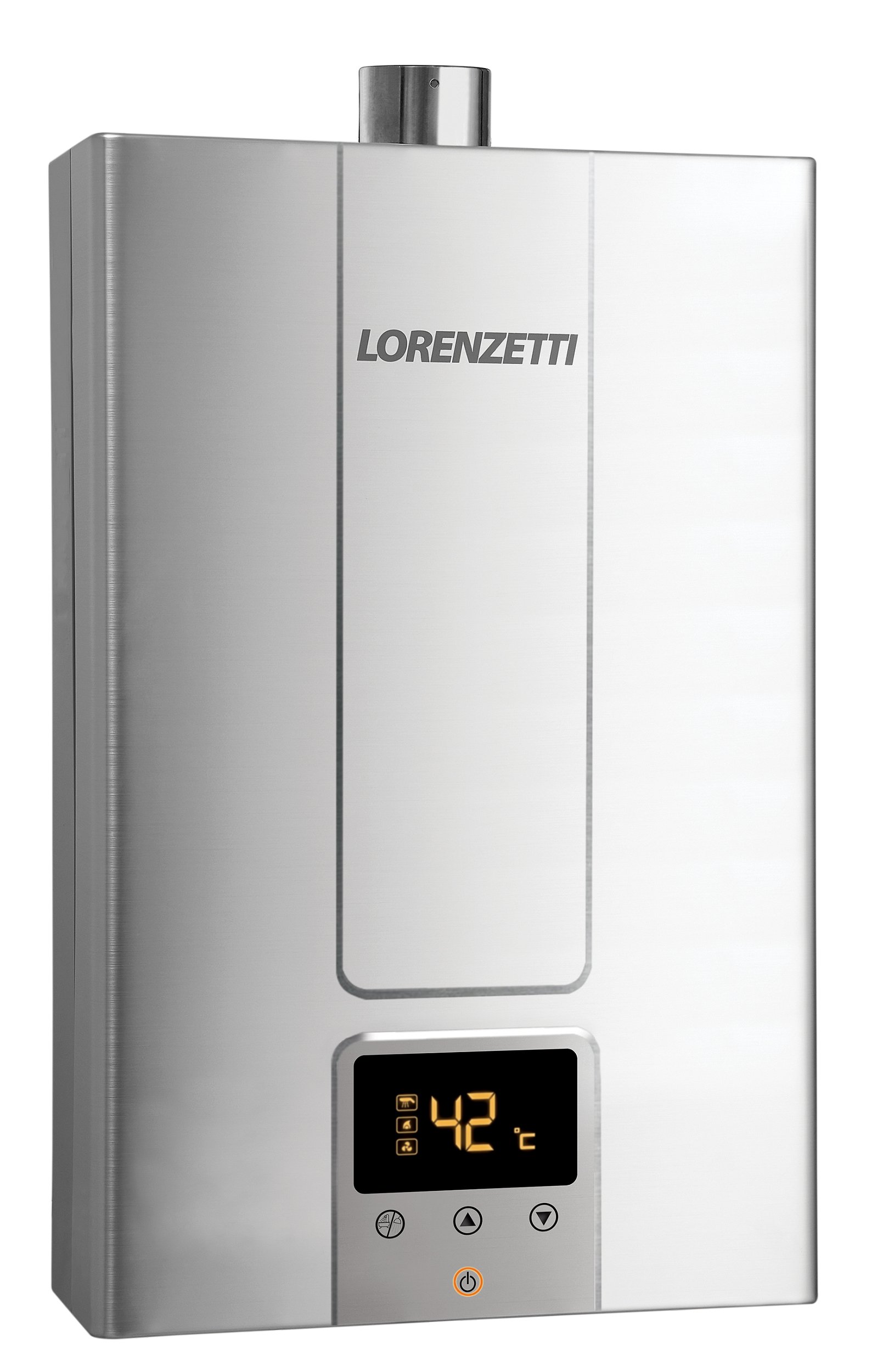 Aquecedor De Água A Gás Lorenzetti 20 Litros LZ 2000DE-I Inox GLP