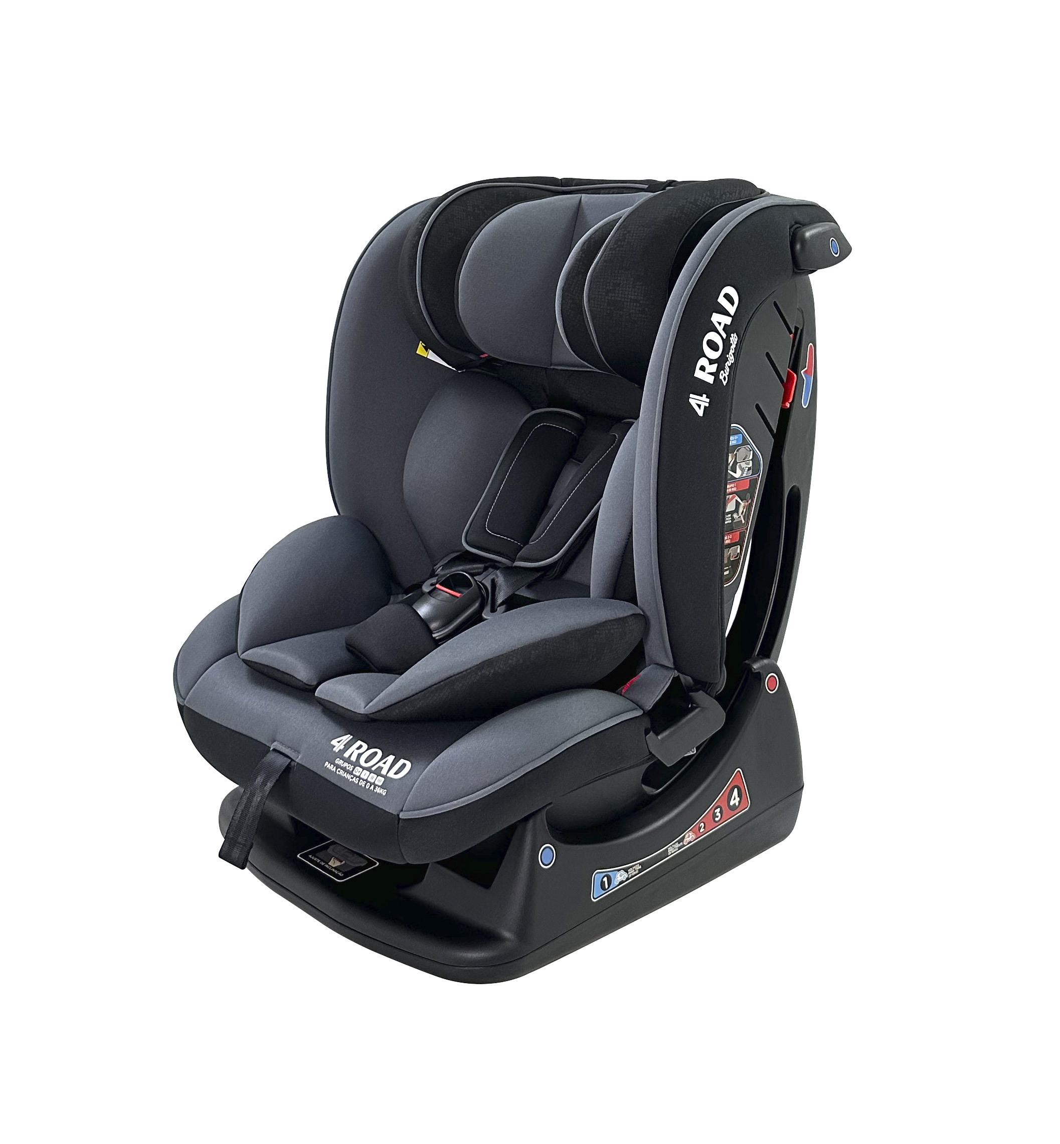 Cadeirinha Infantil Reclinável Para Carro 4Road - Baby Lover