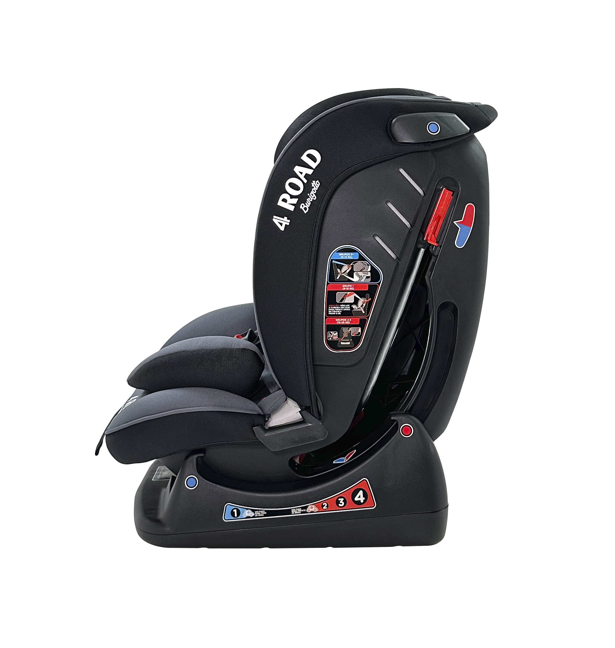Cadeirinha Infantil Reclinável Para Carro 4Road - Baby Lover