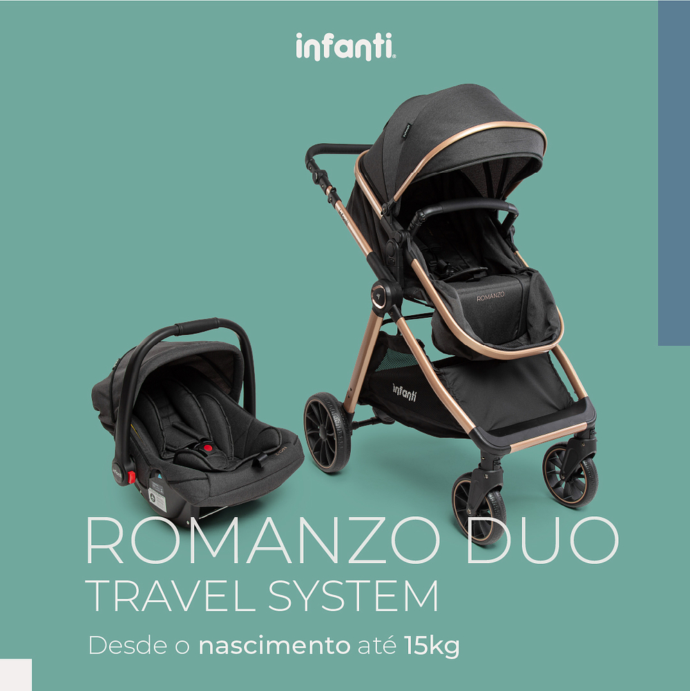 Infanti Romanzo Travel System - Black Bronze main image 1
