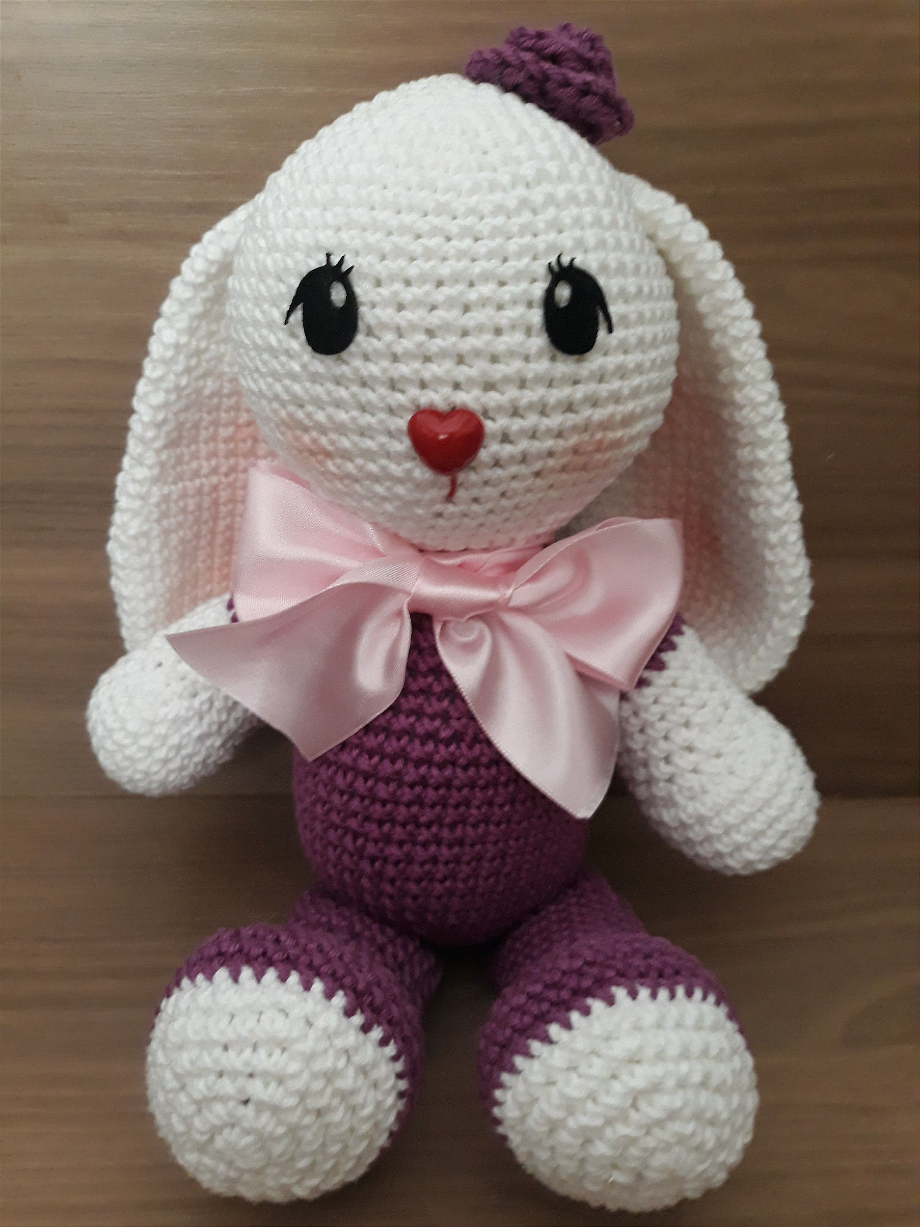 Coelhinha Bunny - Crochê Fofinhos