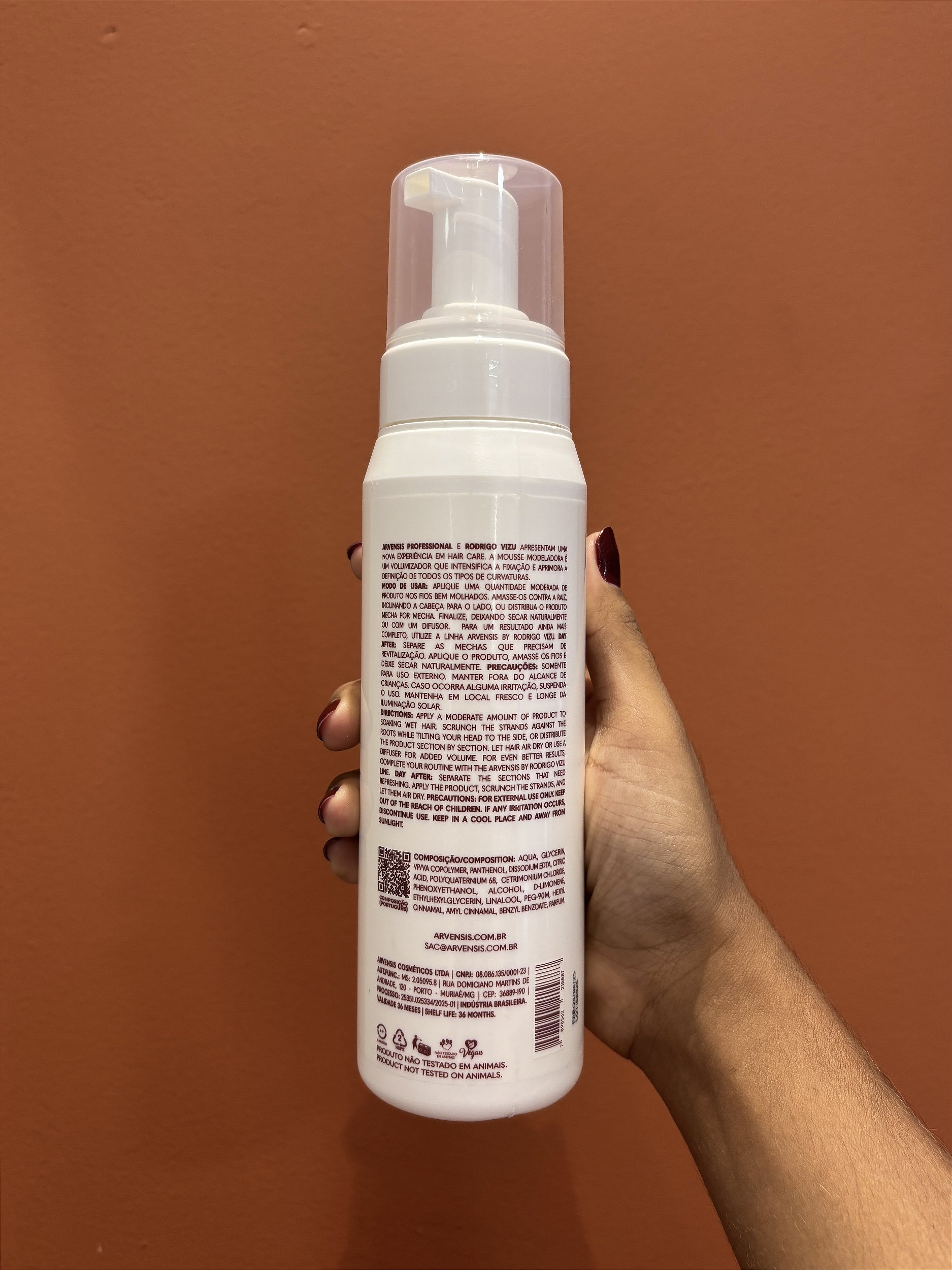 By Rodrigo Vizu - Mousse Modeladora - Arvensis - 300ml - Flozô