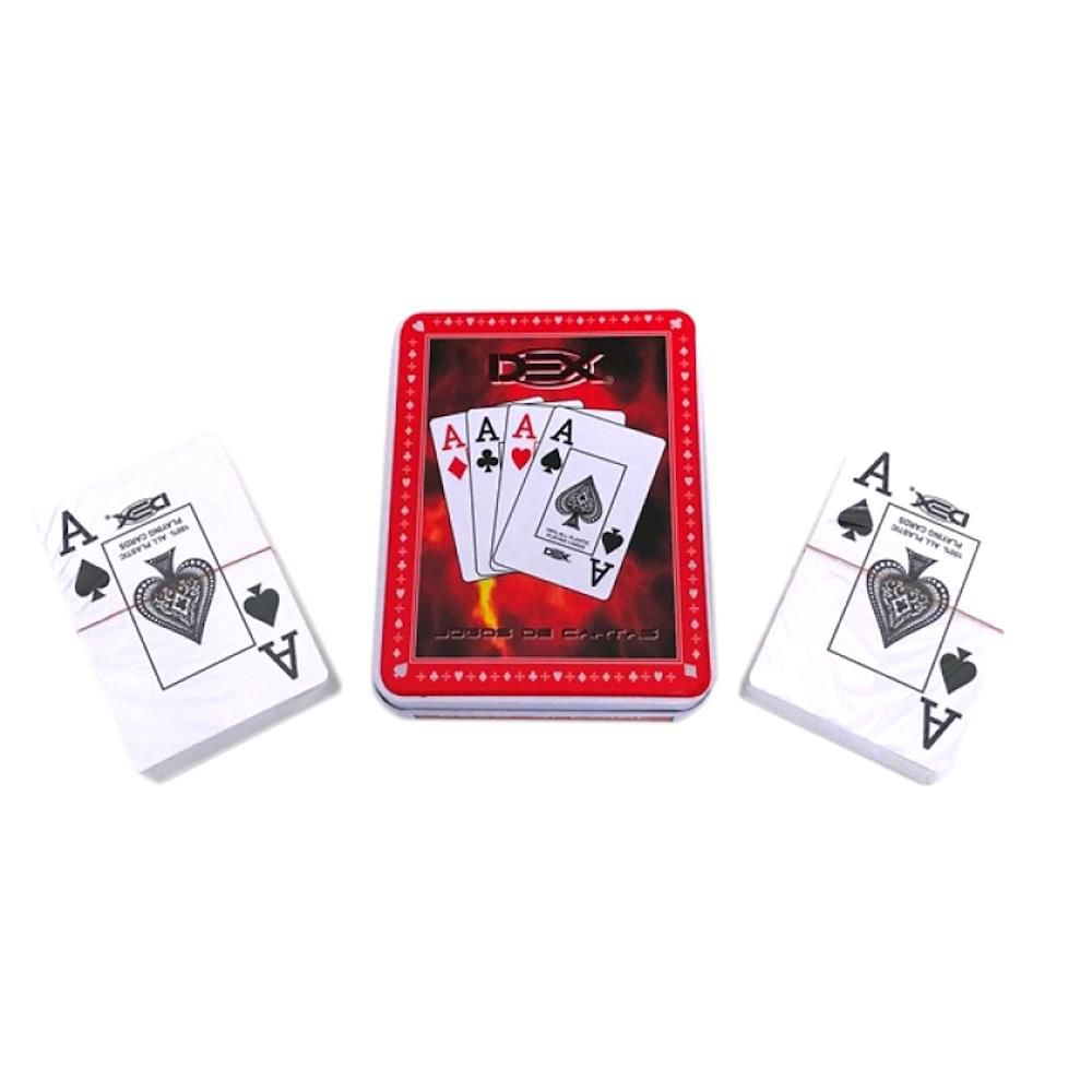 4 Baralhos Jogos de Cartas 100% Plástico c/ 108 Cartas Original