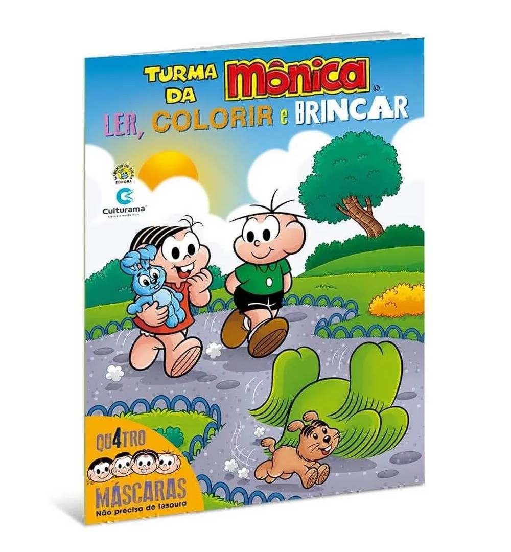 Turma da Monica para colorir: 36 desenhos de pintar[colorir