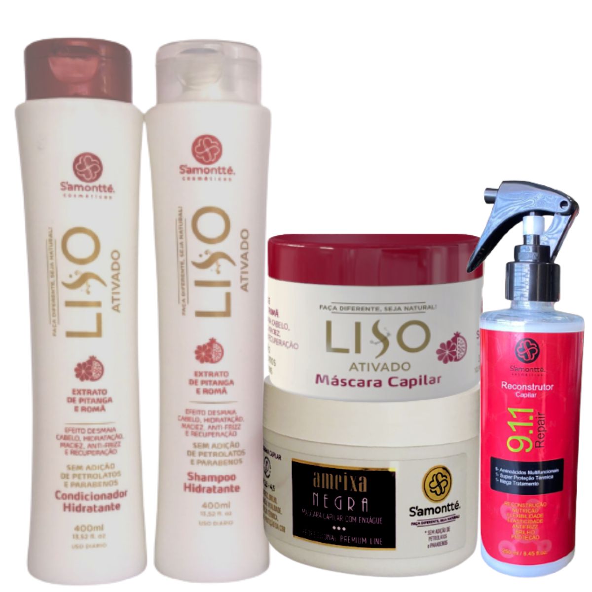 Kit Cronograma - Emoliente Hidratação, Nutrição e Reconstrução - Keauty  Professional: Escrevendo história em fios~