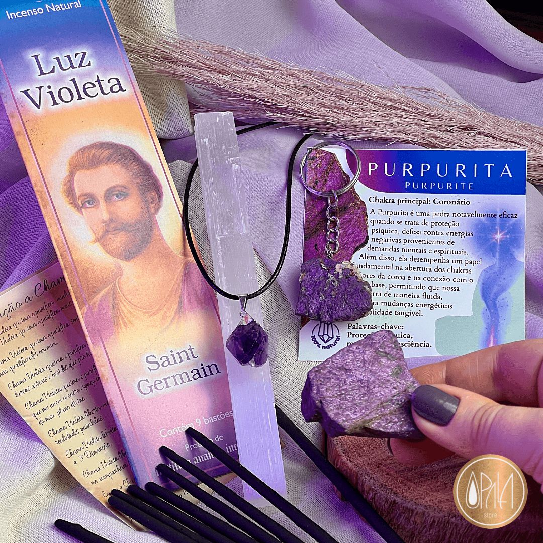 Kit Chama Violeta + E-book - Opala Store