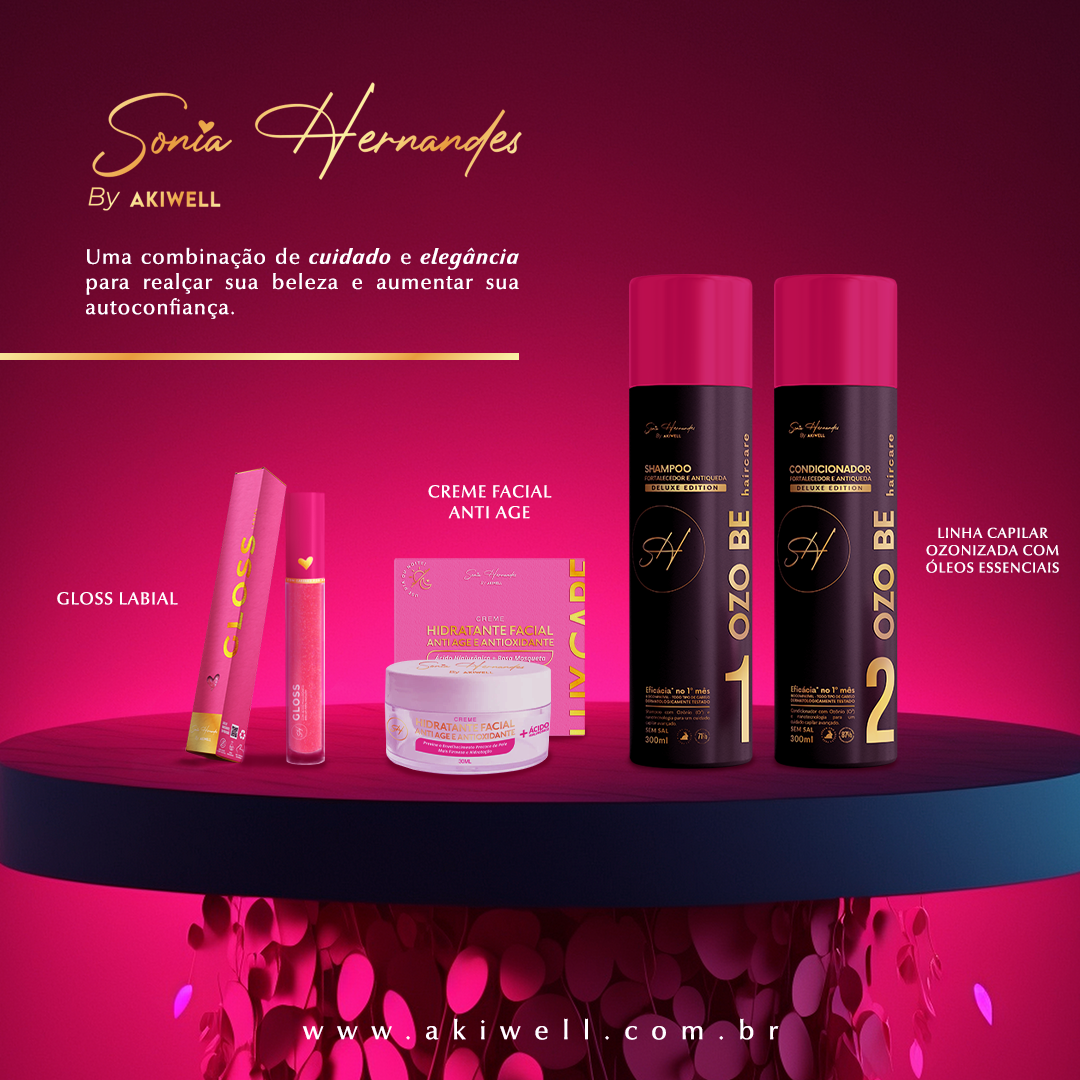 Shampoo Ozo Be Deluxe Edition Sonia Hernandes - AKIWELL Suplemento