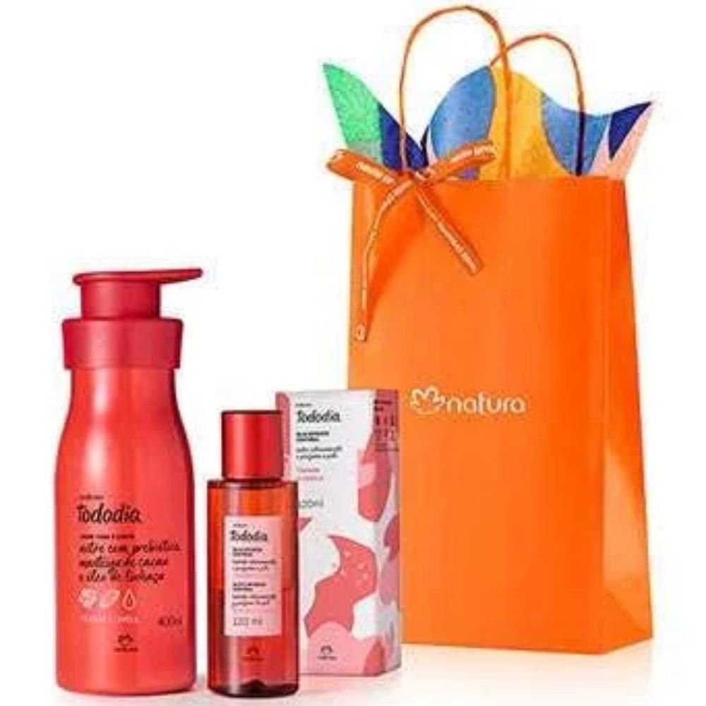 Natura Kit Tododia Tâmara E Canela Hid. 400ml + Óleo 120ml - Perfumaria  Carol