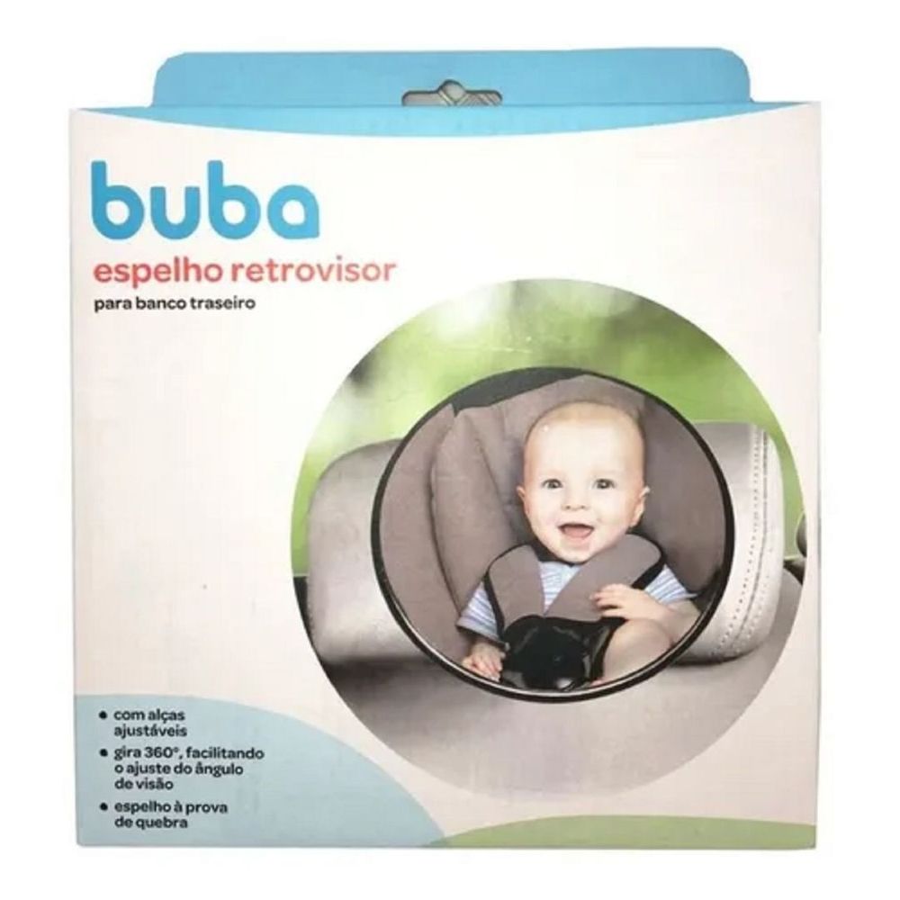 Espelho Retrovisor para Banco Traseiro Buba - Abelhinha Baby & Kids Store
