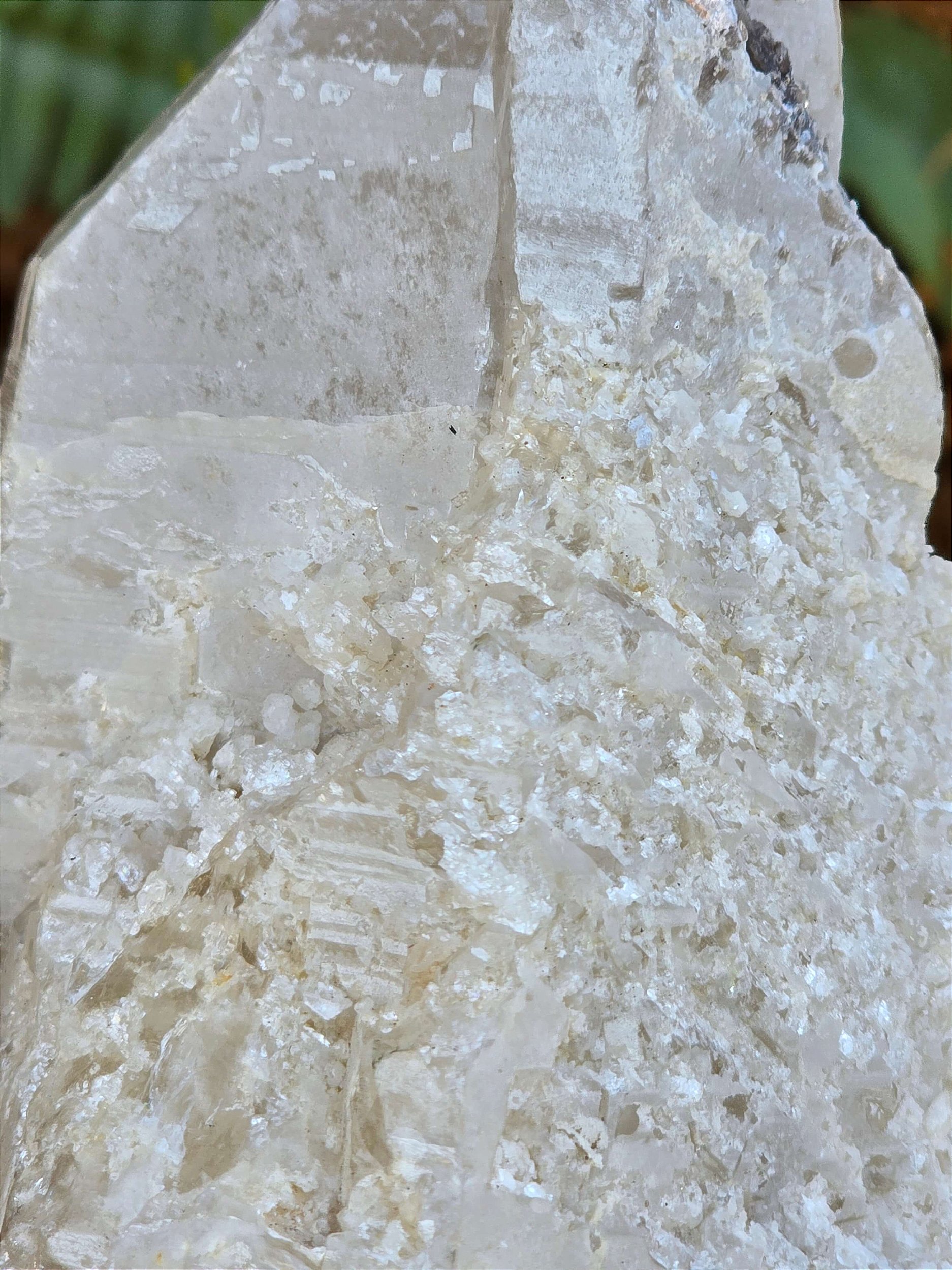 Biterminado de Quartzo com Lítio Elestial Autocurado Atlante com