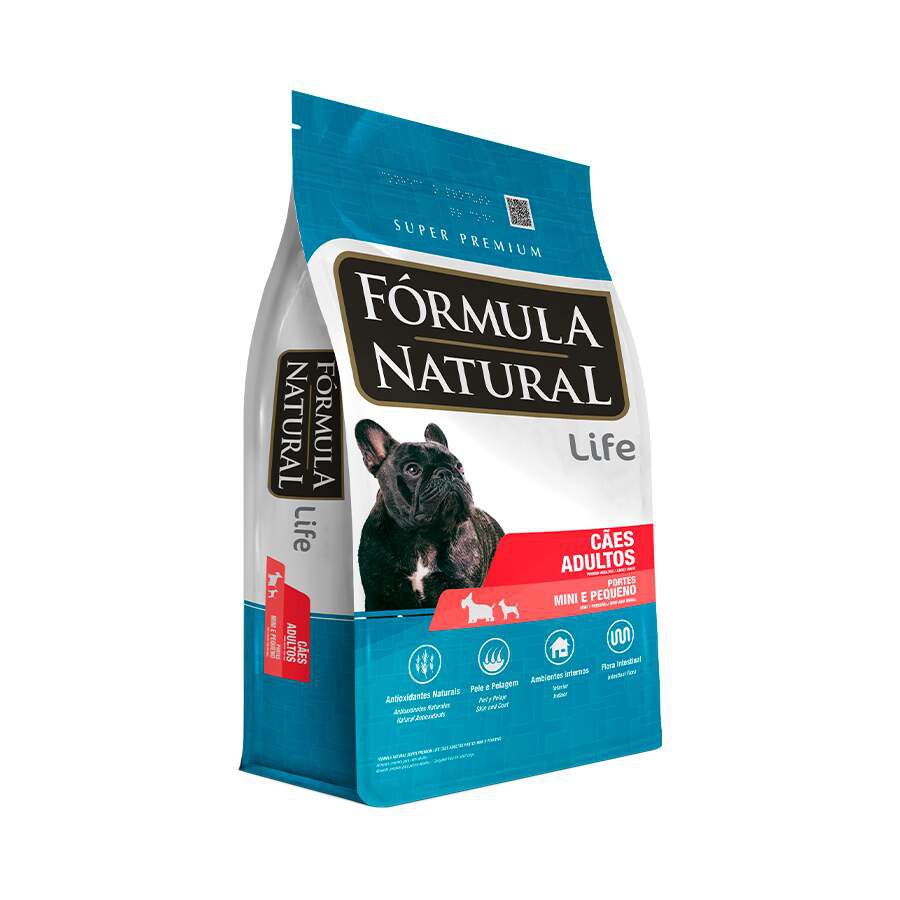 Ração Fórmula Natural Super Premium para Cães Adultos Raças Mini e Pequena  - Mega Bicho | O shopping do seu pet