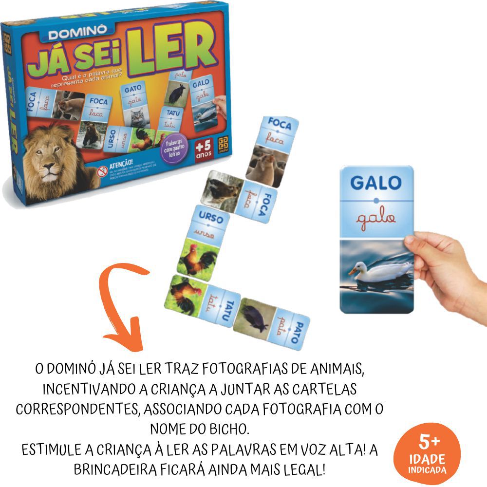 Dominó Inglês - Loja da Bia - Brinquedos Educativos - %brinquedos  educativos% %jogos inteligentes%