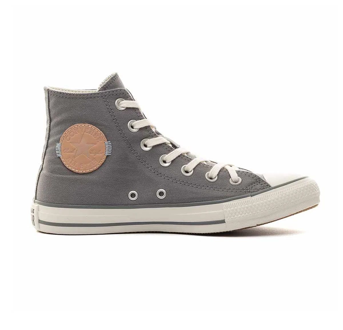 Tenis Adulto Converse All Star Chuck Taylor Cinza CT1872 Estrela Mix Um Mix dos Melhores Produtos