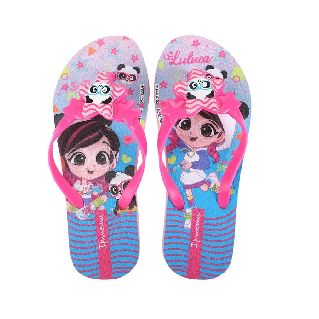 Chinelo Ipanema Luluca Amor Infantil Azul